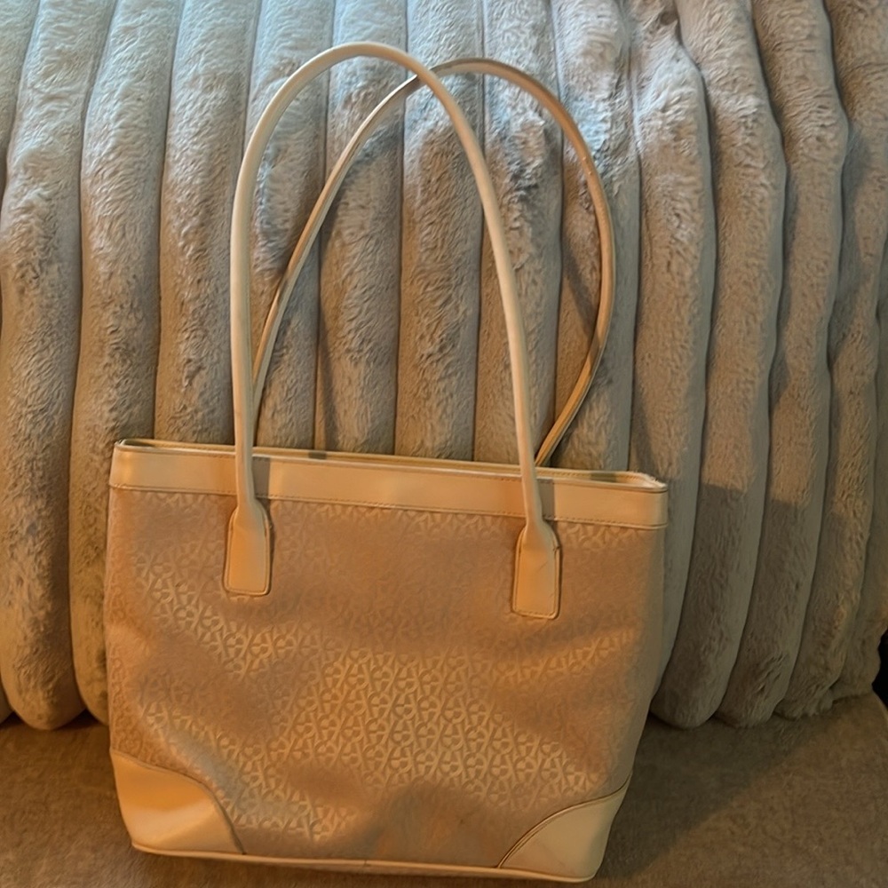 Etienne Aigner Cream Tote Bag - Picture 11 of 12